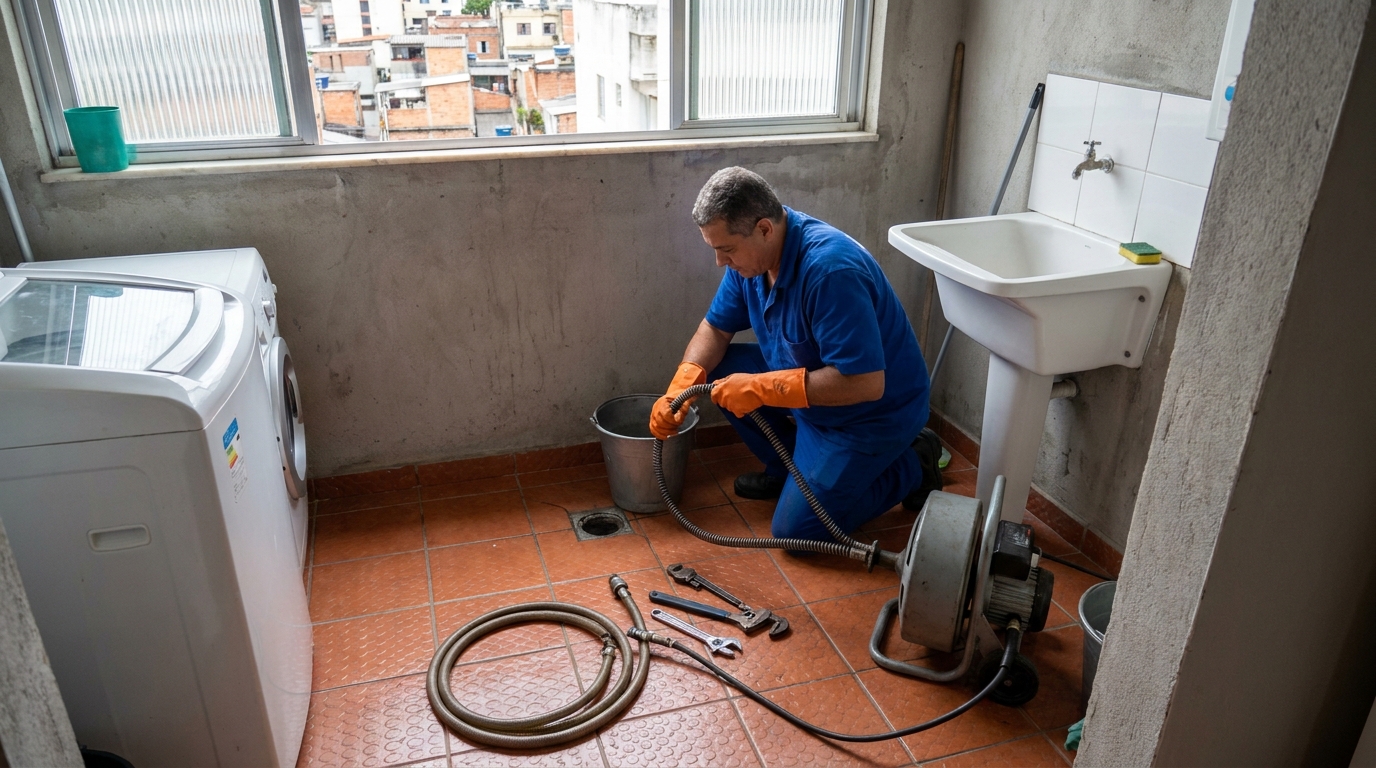 Limpeza Profunda de Ralos no Recanto do Sol, Anápolis‑GO